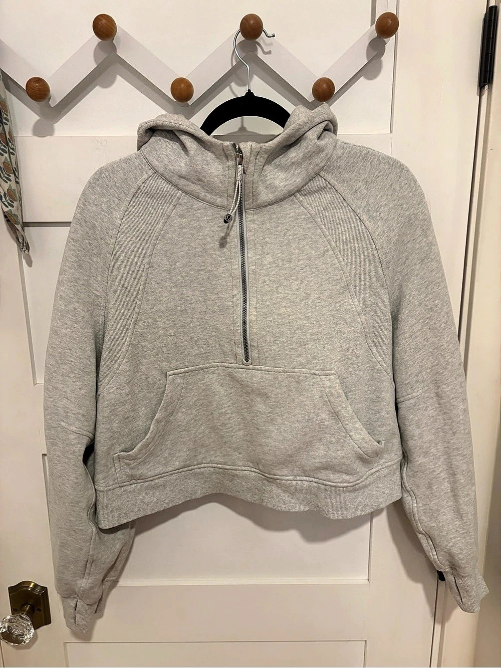 lululemon Scuba Oversized Half-Zip Hoodie Gray
